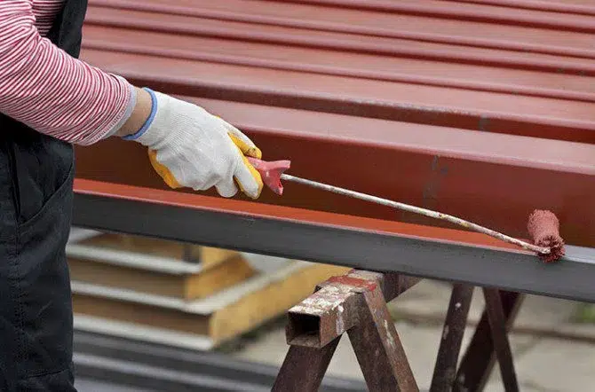 چگونه ورق گالوانیزه را رنگ کنیم؟